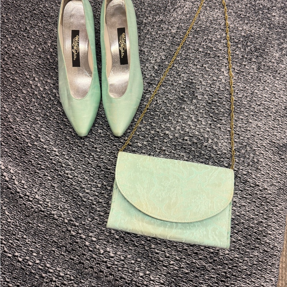 Vintage Wild Nights Dress Shoes & Matching Purse.